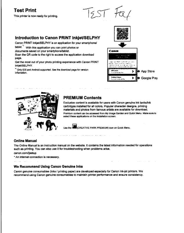Fax page