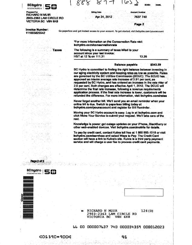 Fax page