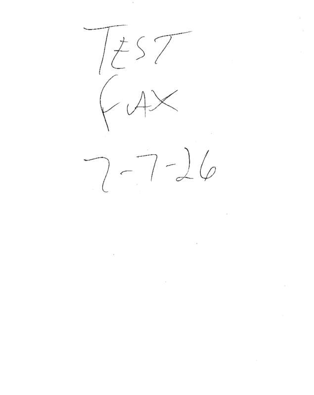 fax page