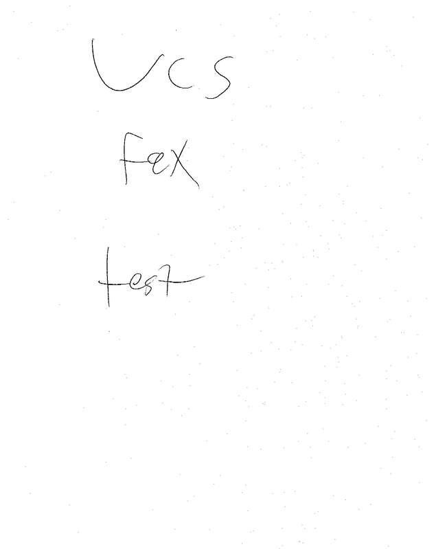Fax page