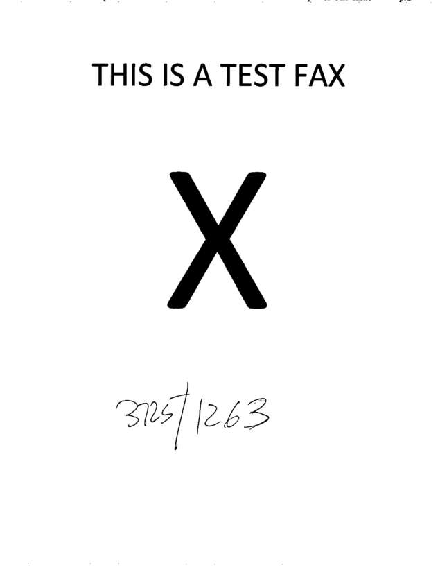 fax page