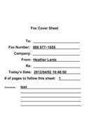 Fax preview