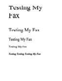 Fax preview